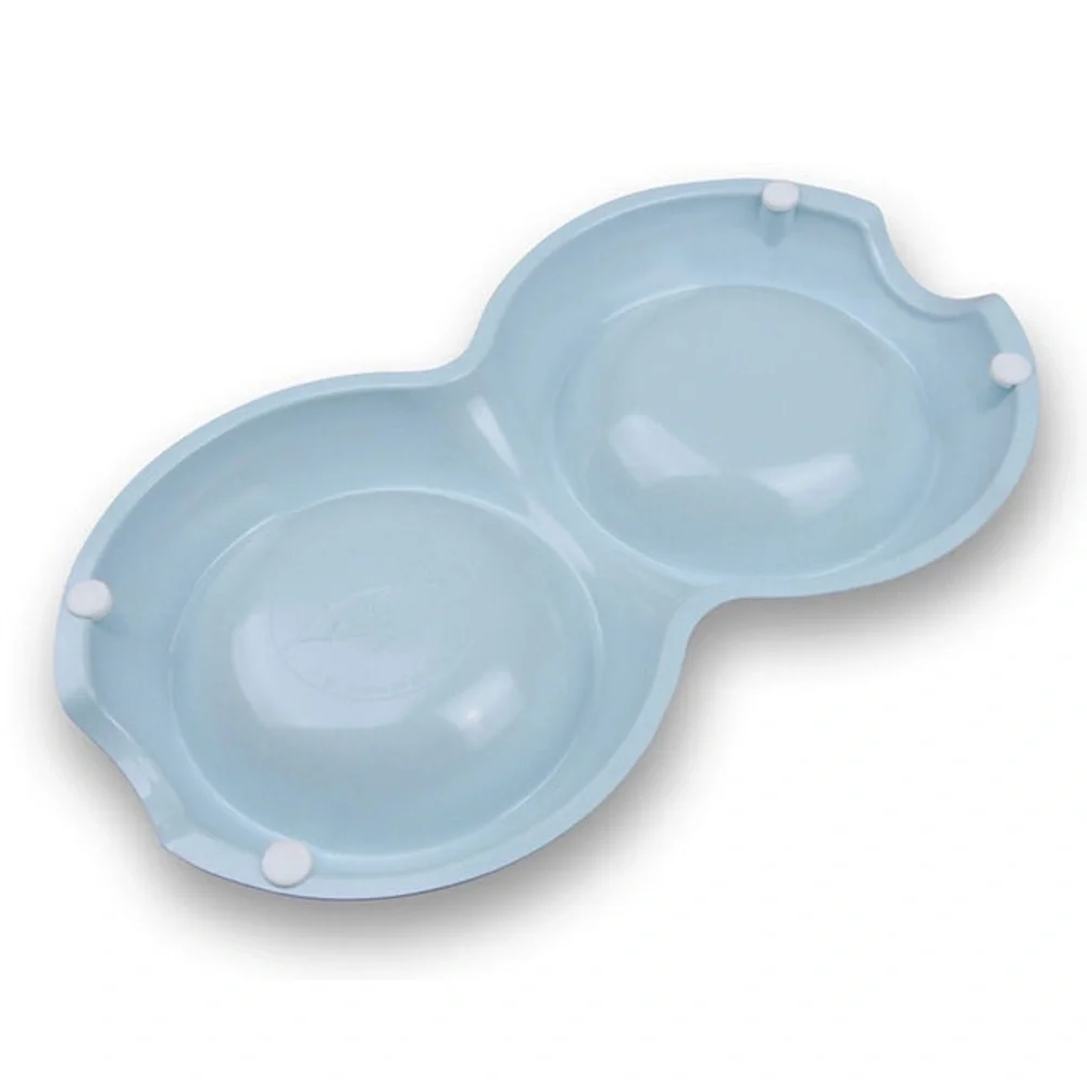 Van Ness Pets EcoWare Double Dish Cat Bowl, Whisker Friendly Feeder